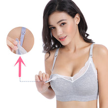 Load image into Gallery viewer, Breastfeeding Cotton Maternity Adjustable Cup Nursing Bra