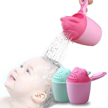 Load image into Gallery viewer, Cartoon Baby Bath Caps Baby Shampoo Cup