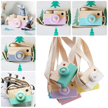 Load image into Gallery viewer, New Mini Cute Wood Camera Toys