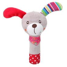 Load image into Gallery viewer, Cute Plush Baby Toys Cartton Baby Rattle Toys
