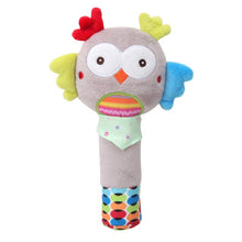 Load image into Gallery viewer, Cute Plush Baby Toys Cartton Baby Rattle Toys