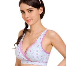 Load image into Gallery viewer, Pregnant Breastfeeding Cotton Maternity Nursing Bras