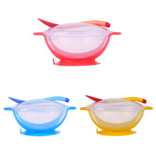 Load image into Gallery viewer, Baby Feed Tableware Dinnerware Suction Bowl With Temperature Sensing
