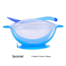 Load image into Gallery viewer, Baby Feed Tableware Dinnerware Suction Bowl With Temperature Sensing