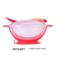 Load image into Gallery viewer, Baby Feed Tableware Dinnerware Suction Bowl With Temperature Sensing