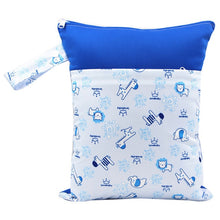Load image into Gallery viewer, 37*30CM Waterproof Reusable Wet Bag Printed Pocket